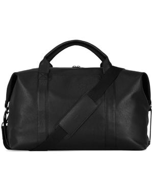 Bugatti Palermo Leather 13.25" Duffle Bag - Black