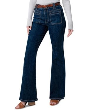 Liverpool Los Angeles Hannah High-waisted Flare Jeans - Blue