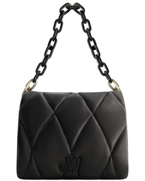Jason Wu Quilted Chain Shoulder Bag - Black
