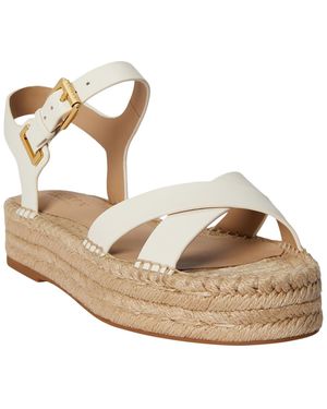 Ralph Lauren Emeryn Espadrilles Sandals - Metallic