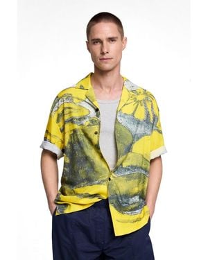 Desigual Checked-print Shirt - Yellow
