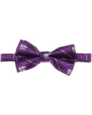 Eagles Wings Kansas State Wildcats Oxford Bow Tie - Purple