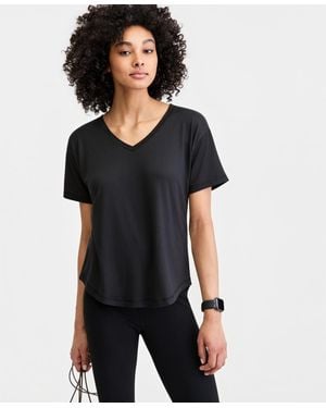 ID Ideology V-neck Short-sleeve Performance Tee - Black