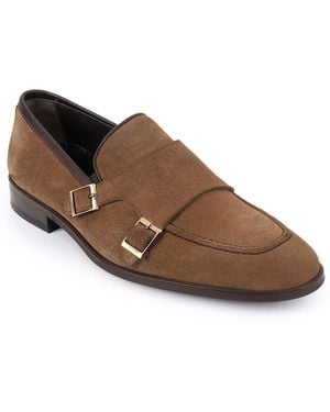 VELLAPAIS Elmaton Double Monk Loafers - Brown