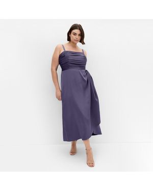 City Chic Plus Size Ania Dress - Blue