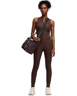 PUMA Cloudspun High Rise Tights - Brown