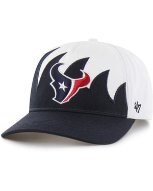 '47 Houston Texans jagged Hitch Snapback Baseball Cap - Blue