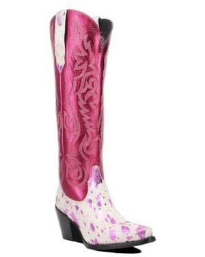 Dingo Take No Bull Leather Boot - Pink