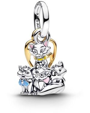 PANDORA Disney Aristocats Duchess Kittens Dangle Charm - White