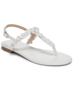 On 34th Ariellaa Flat Thong Sandals - White