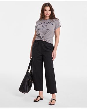 On 34th Pull-on Utility Barrel Pants - White