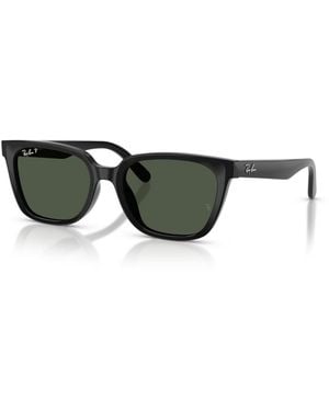 Ray-Ban Polarized Geometric Sunglasses Rb2243d - Green