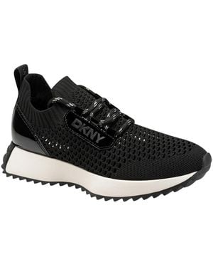DKNY Nantes Lace-up Sneakers - Black