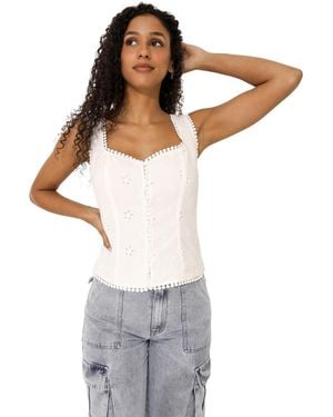 Belle & Bloom Lost In Your Love Top - White