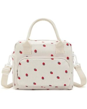 Gnuadz Lunch Bag Insulated Cooler Tote Work Picnic Camping Outdoor - Natural