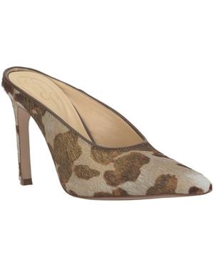 Jessica Simpson Wilix Pointed Toe High-heel Dress Mules - White