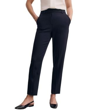 The Fold Tavira Clever Crepe Slim Pants - Blue