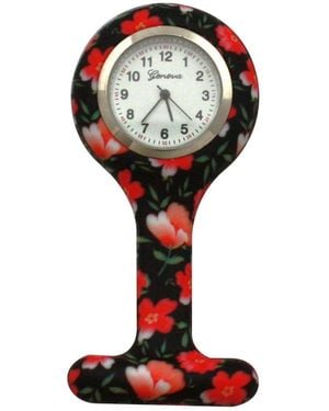 Olivia Pratt Printed Silicone Fob Nurse Watch - Red