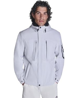 Converse Hooded Long-sleeve Jacket - Blue