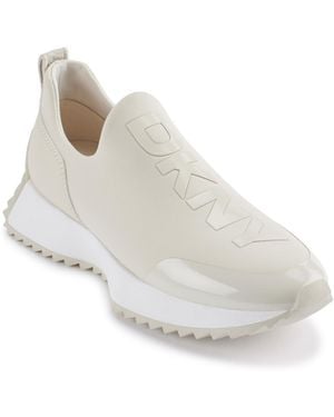 DKNY Everyday Cushioned Insole Nallen-slip On Sneaker - White