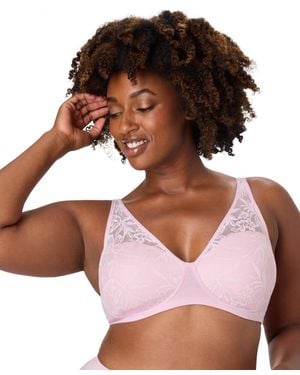 Bali Breathe Wireless T-shirt Bra Df7594 - Brown