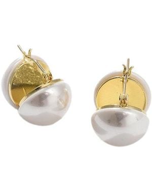 SOH Pellet Stud Earrings - Metallic