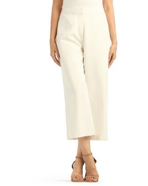 Bcx Wide-leg Cropped Pants - Natural