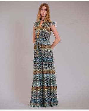 Julia Jordan Sleeveless Maxi Dress - Blue