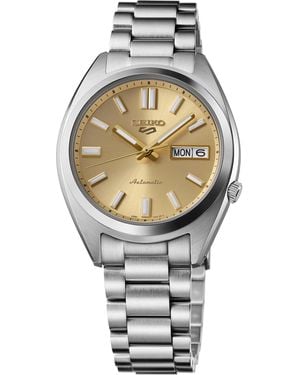 Seiko 5 Sports Stainless Steel Automatic Bracelet Watch - Metallic