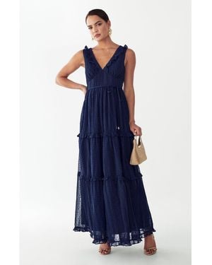 ST MRLO Denison Maxi Dress - Blue