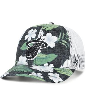 '47 Miami Heat Beach Side Adjustable Trucker Hat - Green
