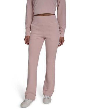 Calvin Klein Flare-leg High-waist Pants - Pink