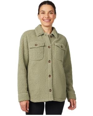 Free Country High Pile Shacket - Green