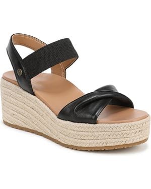 Vionic Darla Espadrille Sandals - Black