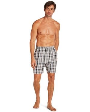 Tahari Woven Pajama Shorts - White