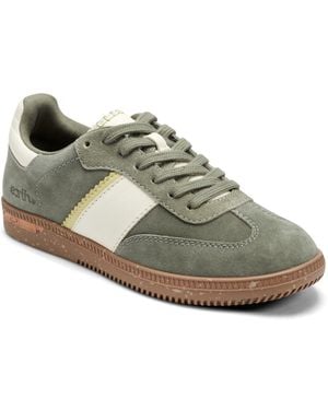 Earth Penny Stripe Lace-up Sneakers - Gray