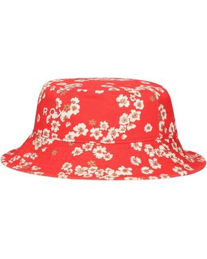 Roxy Big Girls Tiny Honey Bucket Hat - Red