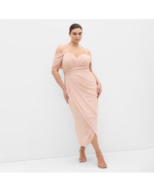 City Chic Entwine Maxi Dress - White