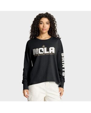 Fanatics New Orleans Saints Hometown Legacy Long Sleeve T-shirt - Black