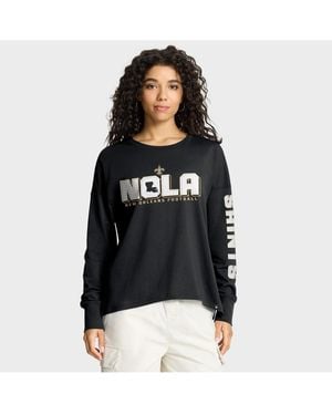 Fanatics New Orleans Saints Hometown Legacy Long Sleeve T-shirt - Black