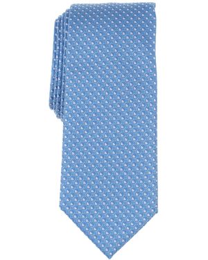 Alfani Broome Geo-pattern Tie - Blue