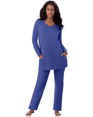 Dreams Co. Plus Size 2 piece Lounge Set in Purple Lyst