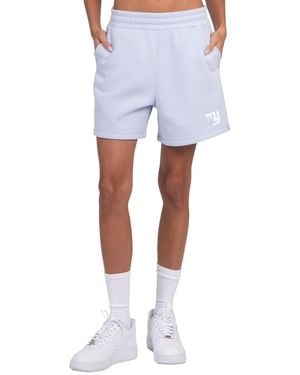 Starter Pastel Blue New York Giants Travel Pastels Fleece Shorts