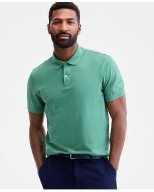 Club Room Classic Fit Performance Stretch Polo - Green