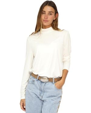 Belle & Bloom Easy Love Long Sleeve Top - White