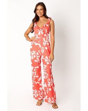 Petal & Pup Payton Jumpsuit - Red