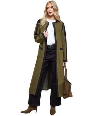 Oasis Tipped Coat - Green