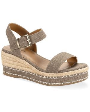 Style & Co. Hawkins's Wedge Sandals - Metallic