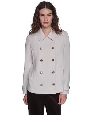KARL LAGERFELD Double-breasted Jacket - Gray