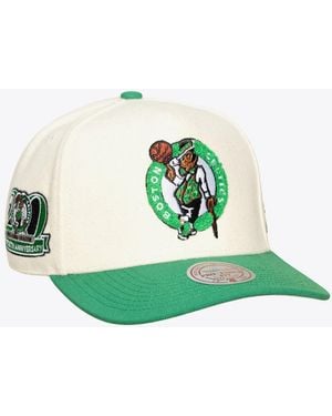 Mitchell & Ness And Boston Celtics Team Pro Adjustable Hat - Green